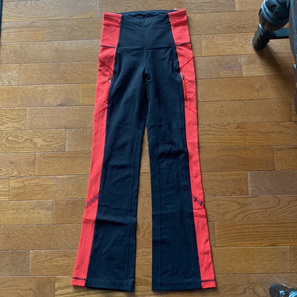 ❤️❤️ LULULEMON ICE QUEEN PANT-LOVE RED/BLACK-4❤️❤️